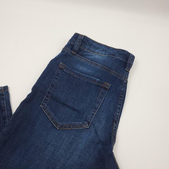 Ella Moss Medium Wash High Waist Straight Leg Ankle Jeans Size 6/28 - Picture 6 of 9